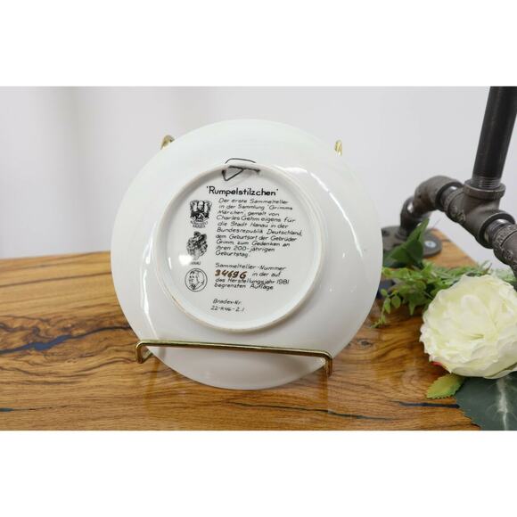 Vintage 1981 Grimm's Fairytales Rumpelstilzchen Collectors Plate GEHM - Picture 3 of 7